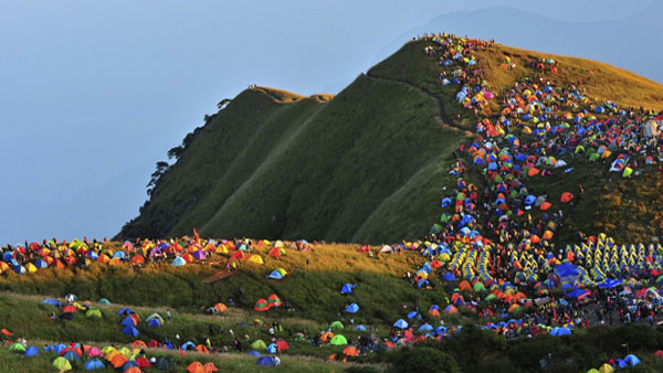 Kampovanje, Kina 2013, foto: Reuters