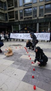 Протест у Београду, Плато код Филозофског, 26.12.2018.
