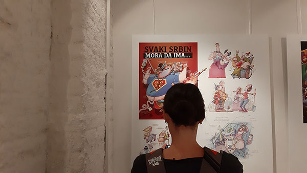 Sa izložbe Boba Živkovića u Muzeju primenjene umetnosti, foto: Peščanik